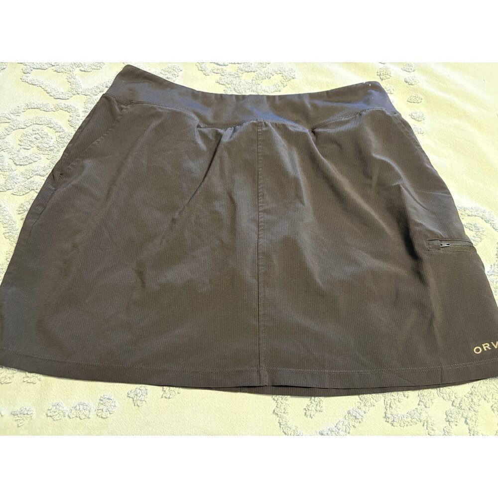 Black Orvis Skort Sz Large